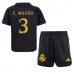 Tanie Strój piłkarski Real Madrid Eder Militao #3 Koszulka Trzeciej dla dziecięce 2023-24 Krótkie Rękawy (+ szorty)